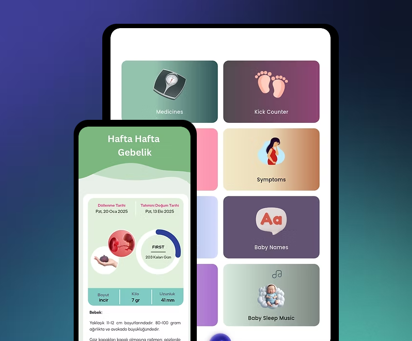 Mutlu Anne App - Week by Week Pregnancy Tracking